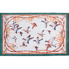 Modern bedroom carpet Multicolor animal print indoor carpet Polyester non-slip backing pet-friendly rug