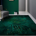 Nordic Geo Printed Rug Multi-Color Synthetic Carpet Easy Care Machine Washable Indoor Carpet for Parlor