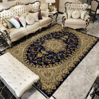 Nostalgia Floral Printed Rug Multicolor Synthetic Indoor Rug Non-Slip Backing Washable Rug for the Living Room