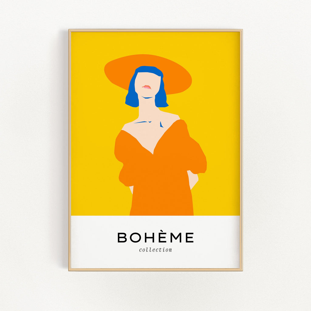 Boheme-Spring-Lady with a Hat