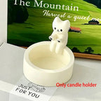Cute Cat Candle Holders