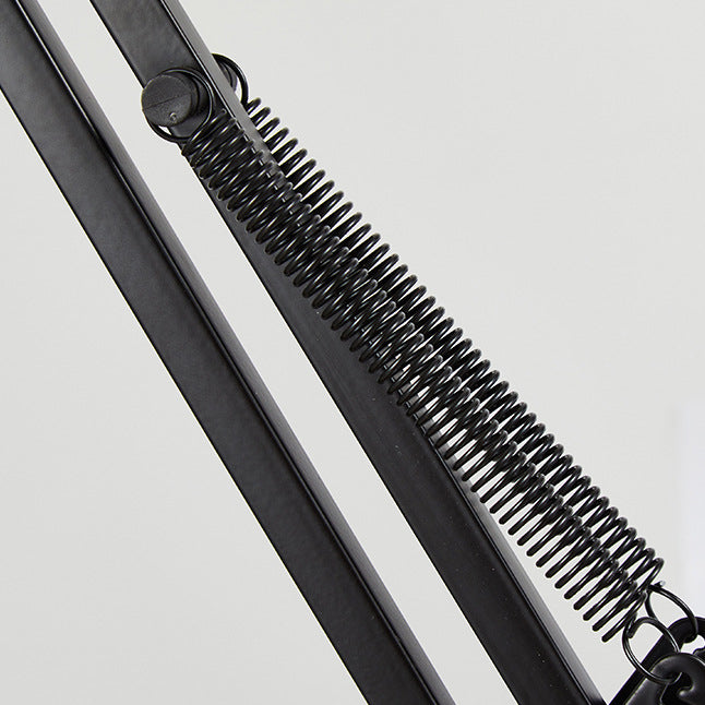 Modern minimalist retractable table lamp with long arm and clip made of ABS with 1 light for the bedroom