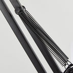 Modern minimalist retractable table lamp with long arm and clip made of ABS with 1 light for the bedroom