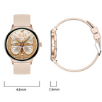 SlimFit Ultimate Smartwatch – Ultra-thin, Health Monitoring & AMOLED Display