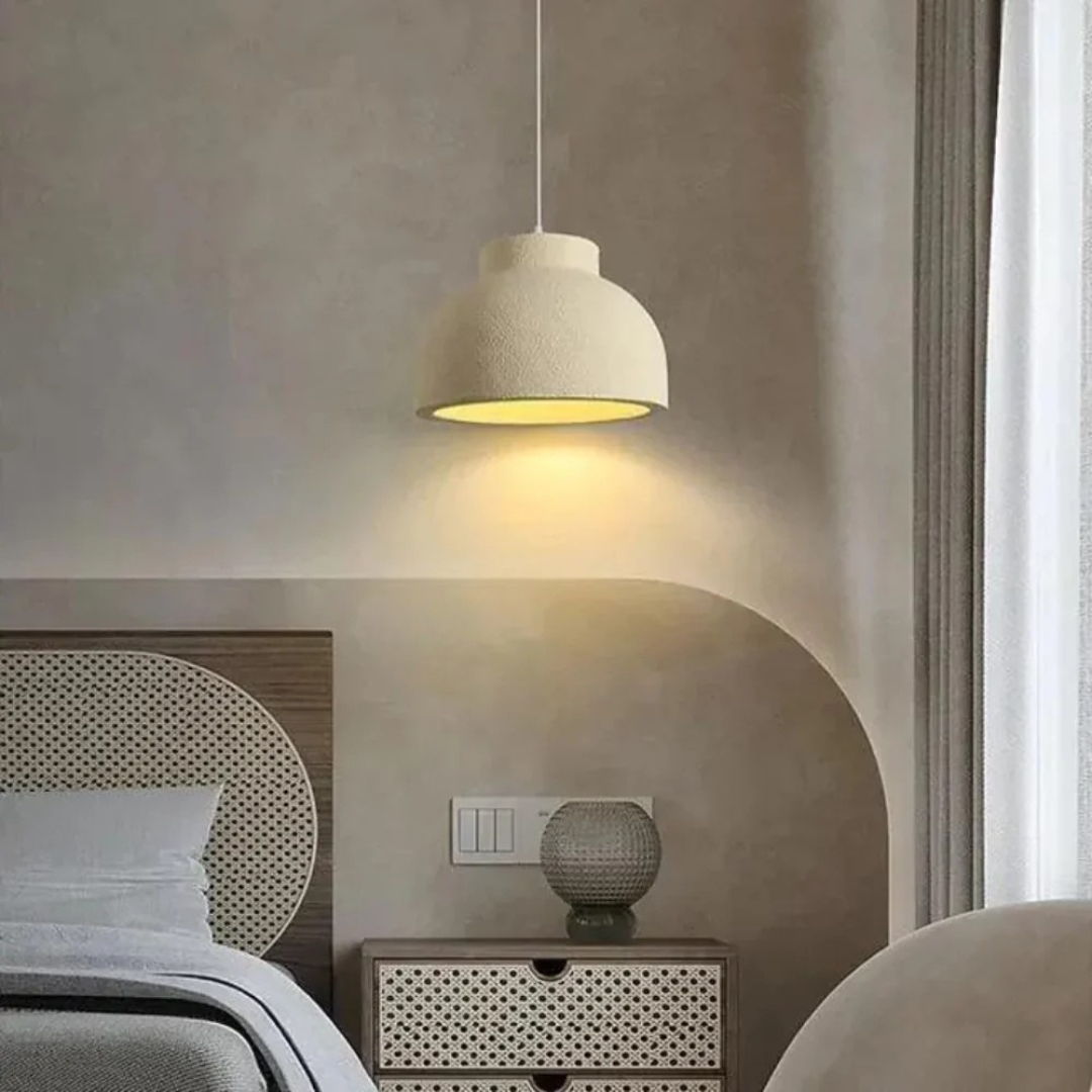 Minimalist Scandinavian Pendant Light made of Polystyrene