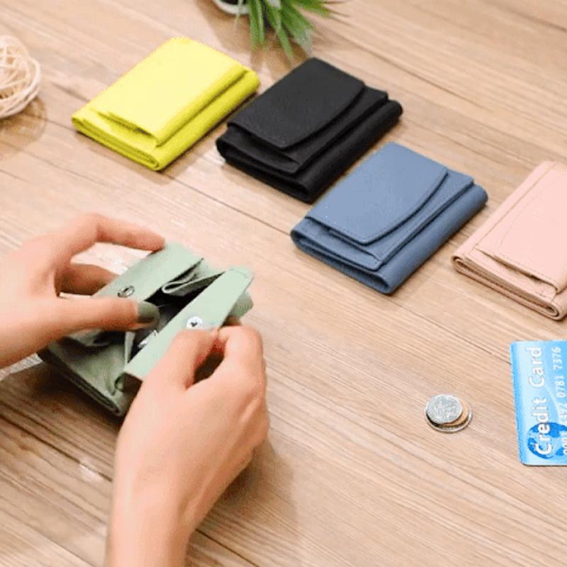 RFID wallet made of soft leather