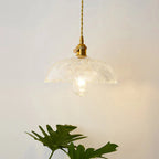 OpulentGlow Pendant – Elegant Glass Hanging Lamp