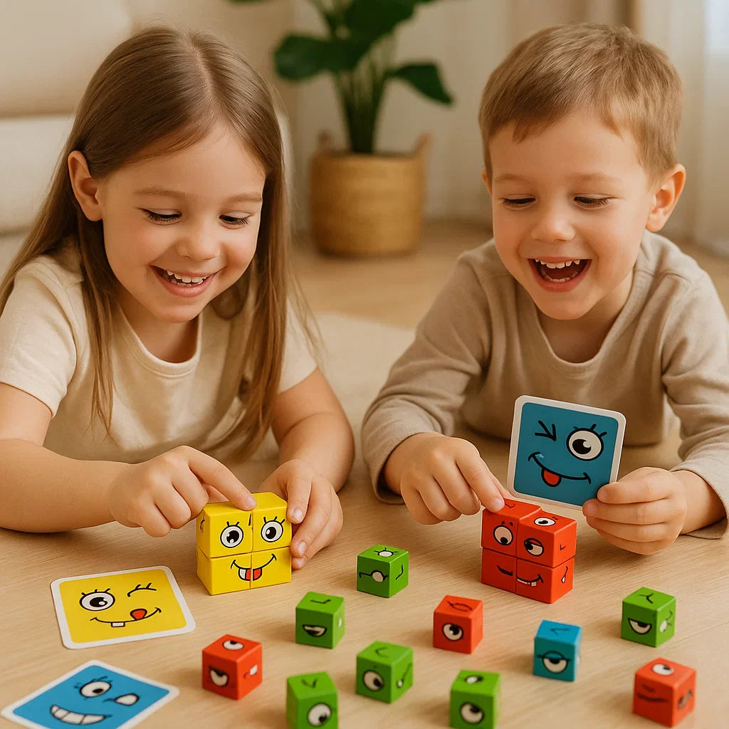 Face Puzzle Cube Game