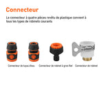 High pressure adjustable garden hose nozzle