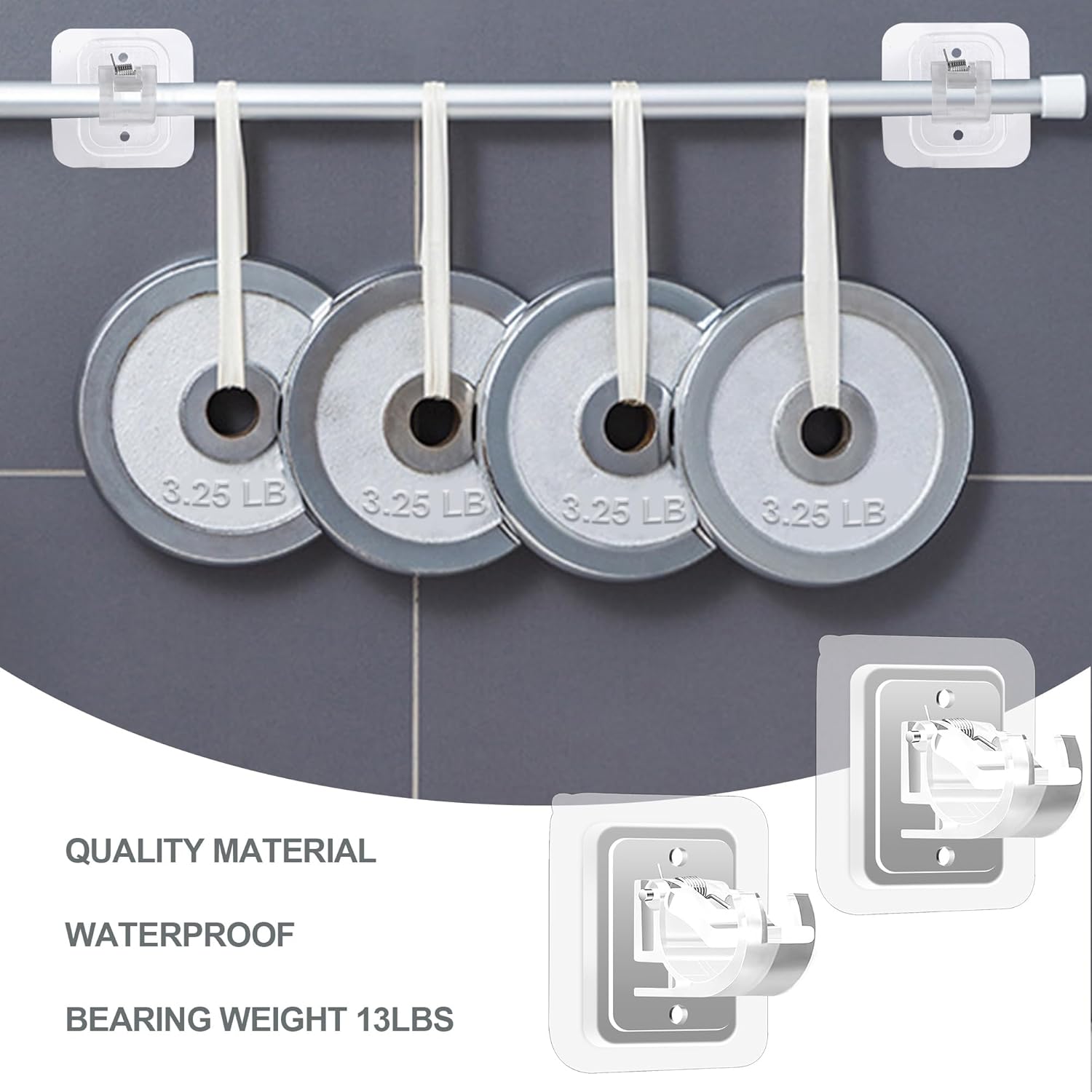 FreedomGrip — Stylish support without drilling for worry-free walls and wow effect in minutes