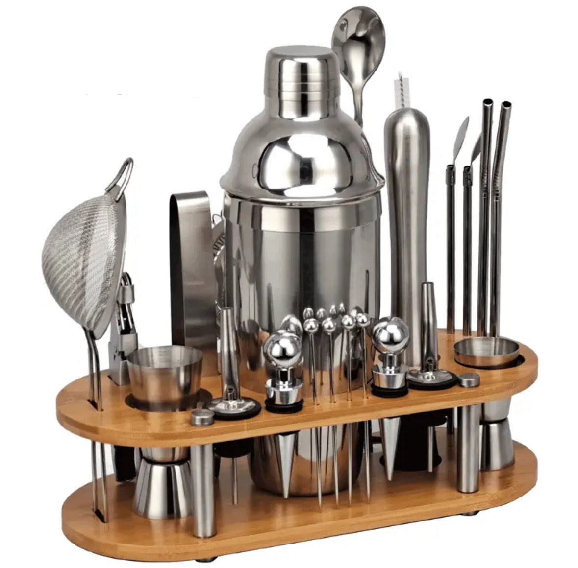 23-Piece Professional Bartender Set - ShakerPro