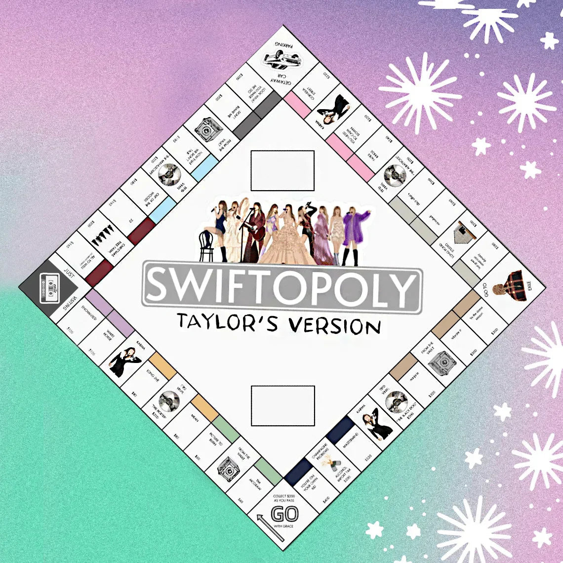 SWIFTOPOLY - TS 'Swiftie' Monopoly Board Game