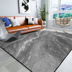 Natural Living Room Carpet Multicolored Abstract Pattern Area Rug Pet Friendly Easy Care Indoor Rug