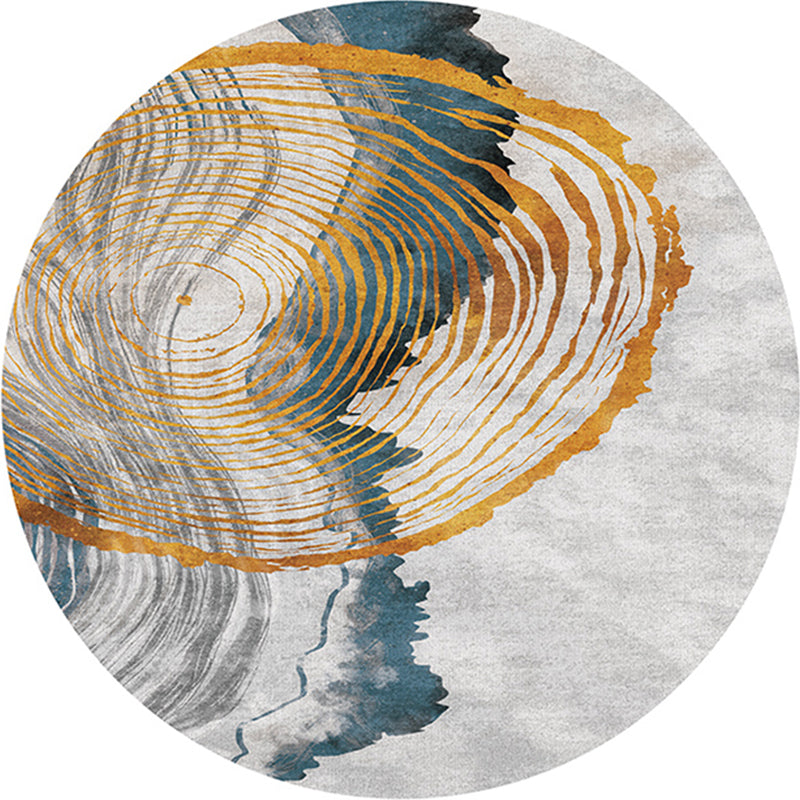 Modern Decorative Rug Multicolored Abstract Patterned Rug Non-Slip Back Pet-Friendly Rug