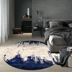 Modern Decorative Rug Multicolored Abstract Patterned Rug Non-Slip Back Pet-Friendly Rug