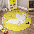 Beautiful Children's Room Carpet Colorful Cartoon Printed Indoor Carpet Polypropylene Pet-Friendly Machine Washable Carpet