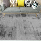 Natural living room rug multicolored abstract pattern rug cotton blend easy care washable pet-friendly rug