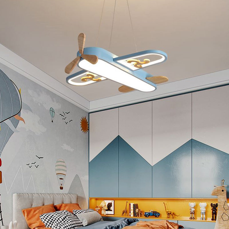LED Airplane Children's Room Chandelier - SkyFlyer