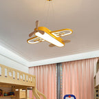 LED Airplane Children's Room Chandelier - SkyFlyer