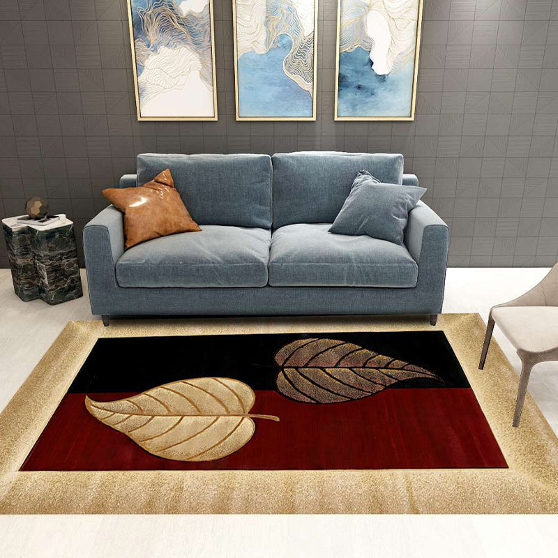 Modern Living Rug Decorative Rug Multicolor Print Rug Synthetic Stain Resistant Machine Washable Non-Slip Backing Rug