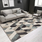 Glam Modern Rug Multicolored 3D Plant Pattern Rug Pet Friendly Non-Slip Machine Washable Rug for the Living Room