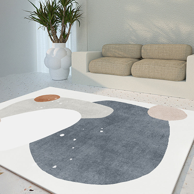 New geometric print carpet multicolored cotton blend carpet easy care pet-friendly indoor carpet for rooms