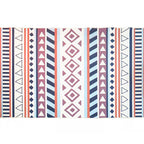Nordic living room carpet Multicolored Geometric pattern Indoor carpet Synthetic Non-slip Pet-friendly Washable carpet