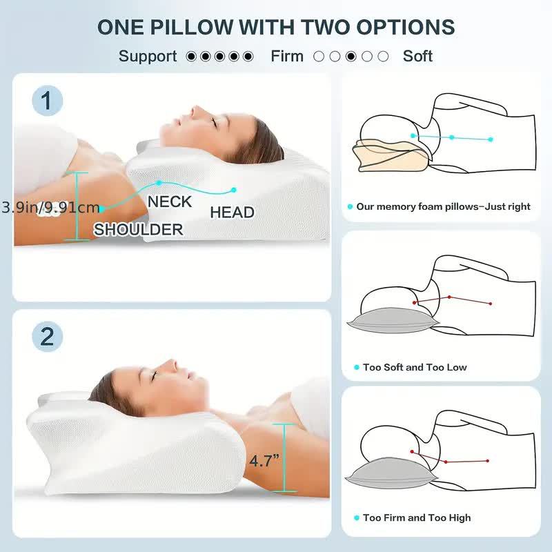 Ergonomic Head Pillow for Restful Sleep
