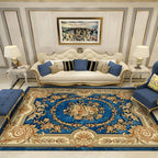 Olden Parlor Rug Multicolored Floral Pattern Rug Synthetic Maintenance Friendly Stain Resistant Washable Rug
