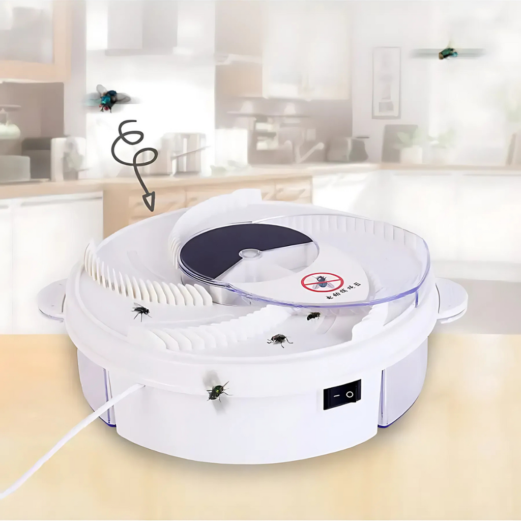 Electric fly swatter: silent solution