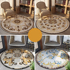 Olden Bedroom Carpet Multicolored Floral Pattern Indoor Carpet Polypropylene Non-Slip Back Easy Care Area Rug