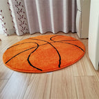 Casual Kids Bedroom Rug Multicolored 3D Print Indoor Rug Polyester Non-Slip Back Pet-Friendly Area Rug