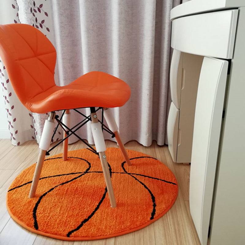 Casual Kids Bedroom Rug Multicolored 3D Print Indoor Rug Polyester Non-Slip Back Pet-Friendly Area Rug