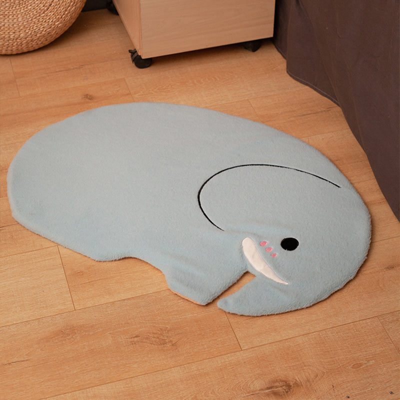 Cozy Bedroom Rug Multi-Colored Cartoon Printed Rug Made of Lambswool With Non-Slip Backing Pet-Friendly Indoor Rug