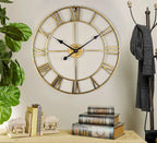 Vintage Iron Large Retro Wall Clock