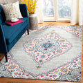 Casual Multicolor Geo Rug Polyester Western Area Rug Non-Slip Machine Washable Easy Care Indoor Rug for Living Room
