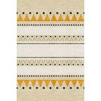 Casual Geometric Pattern Rug Multicolored Synthetic Indoor Rug Non-Slip Back Machine Washable Area Rug for Living Room