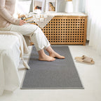 Rustic Solid Color Rug Multi-Color Jute Indoor Rug Non-Slip Backing Pet Friendly Easy Care Area Group for Bedroom
