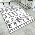 Simple living room carpet Multifunctional colored geometric pattern Indoor carpet Non-slip backing Pet friendly rug