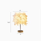 White cylindrical bedside lamp simplicity single bulb spring bedside lamp