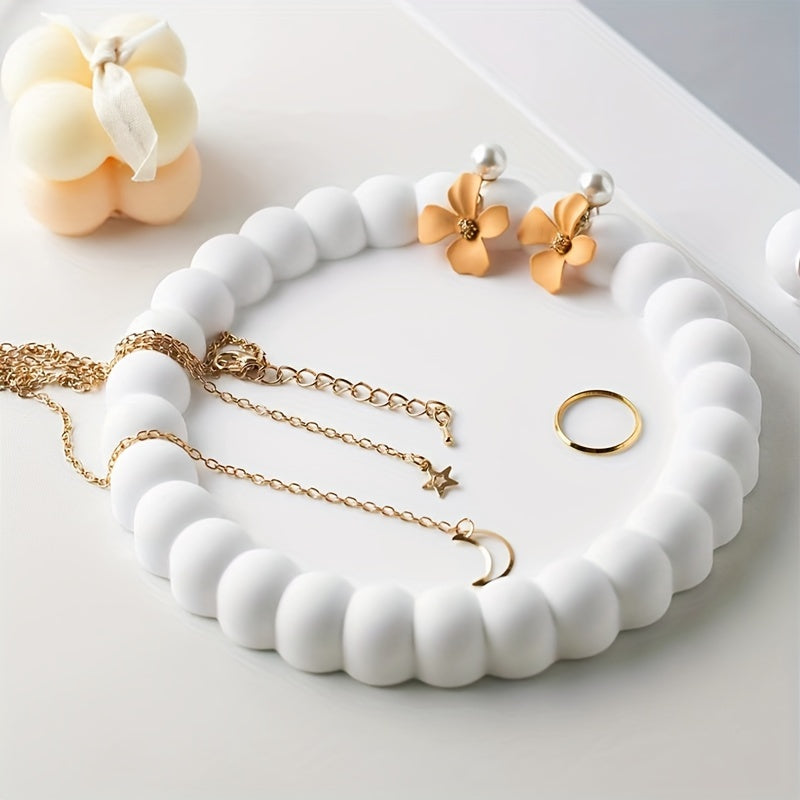 Elegant RingTray - Multifunctional Jewelry Dish for Stylish Organization