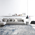 Relaxing Living Room Rug Multicolored Abstract Printed Indoor Rug Polyester Non-Slip Rug Pet-Friendly Area Rug