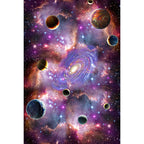 Trendy Living Room Rug Multi-Colored Room Pattern Rug Synthetic Anti-Slip Back Pet-Friendly Rug