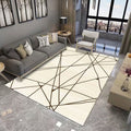 Northern European Living Room Rug Multicolored Geometric Print Indoor Carpet Synthetic Non-Slip Backing Pet-Friendly Rug