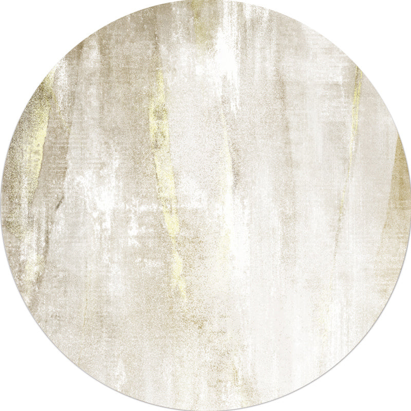 Casual Living Room Rug Multi-Colored Abstract Printed Indoor Rug Polyester Pet-Friendly Stain-Resistant Rug