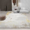 Modern abstract print carpet Multicolor polypropylene area rug non-slip backing pet-friendly area rug for room