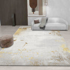 Modern abstract print carpet Multicolor polypropylene area rug non-slip backing pet-friendly area rug for room