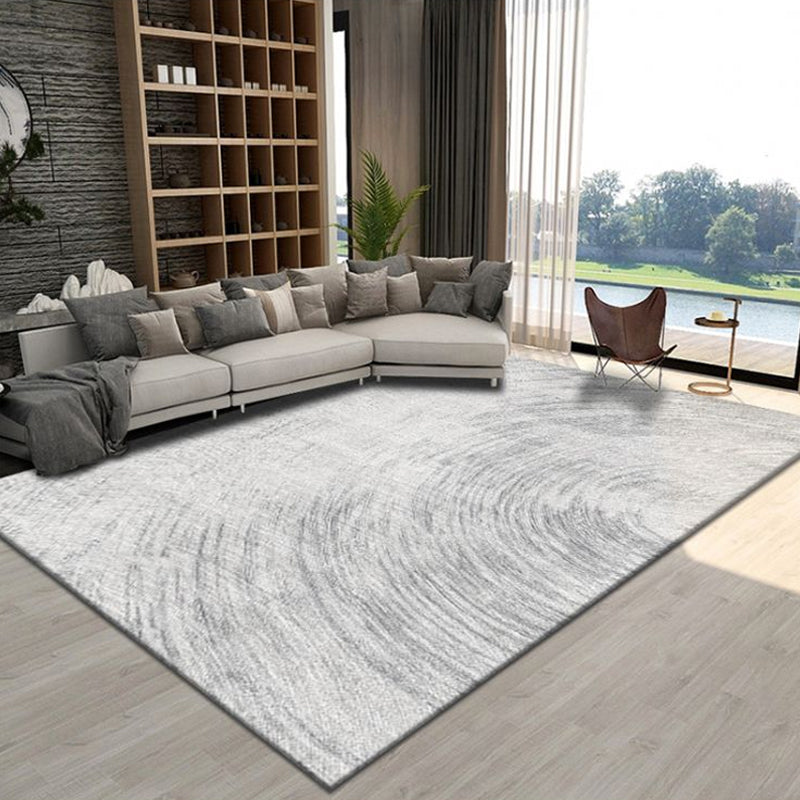 Scandinavian Bedroom Rug Multicolor Abstract Printed Indoor Carpet Polyester Non-Slip Washable Area Rug