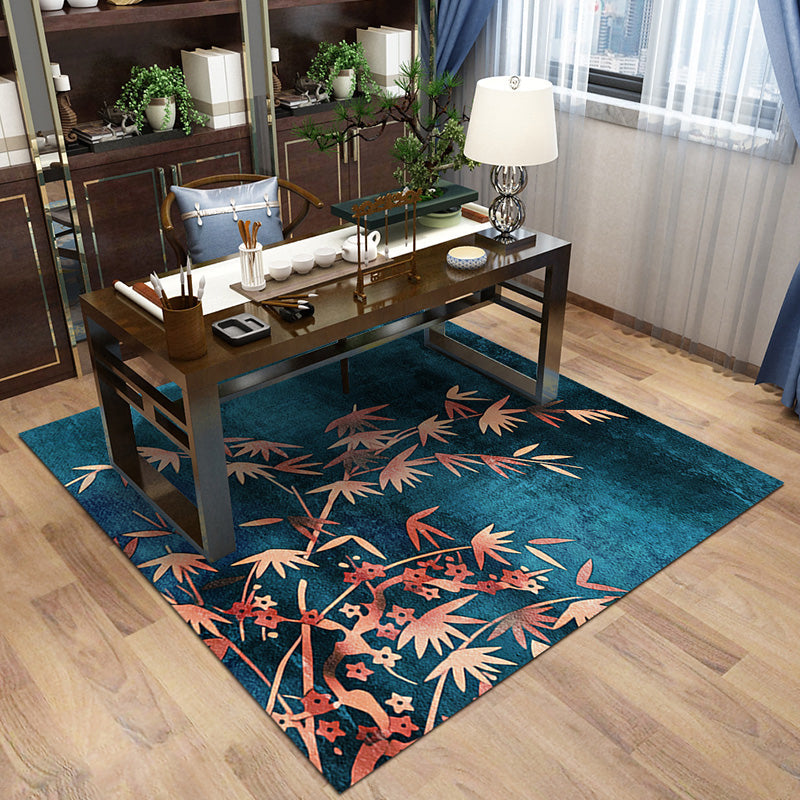 Multi-Color Pattern Rug Polypropylene Asia Indoor Rug Non-Slip Back Stain-Resistant Area Rug for Living Room
