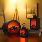 RadiantFlame LED Lantern – Realistic Flame Table Lamp for Cosy Ambient Lighting